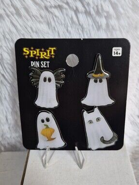 5/$25 Spirit Halloween Acrylic Ghost Pin Set